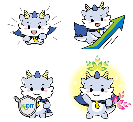 마스코트 응용동작 이미지