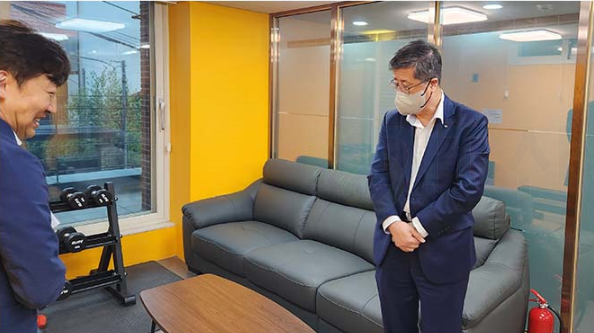 직원숙소(연림재) 방문 및 격려